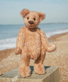 Little Digby PRINTED traditional jointed mohair teddy bear sewing pattern by Barbara-Ann Bears for a cute traditional 11 inch/28cm teddy bear