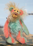 Herbert the Merry Rodent Cuddler is a sweet and comical, one of a kind, mohair artist teddy bear by Barbara-Ann Bears Herbert the Merry Rodent Cuddler stands 7 inches (18 cm) tall and is 5 inches (13 cm) sitting. He has a great fondness for small rodents such as mice, voles and chipmunks and loves to cuddle them.