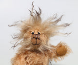 Jim Drimble is a loveably, fluffy wild and gentle one of a kind artist bear by Barbara-Ann Bears