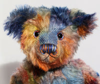 Big Dibley PRINTED traditional jointed mohair teddy bear sewing pattern by Barbara-Ann Bears for a traditional 15 inch/38cm teddy bear. We've used this pattern to make bears in a variety of mohairs ranging from 3mm to 25mm