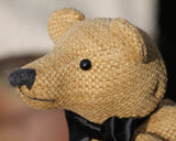 Ludovic is an elegant and refined, one of a kind, traditional teddy bear by Barbara Ann Bears