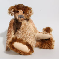 Ludwyn Gumboots is a mohair artist teddy bear by Barbara Ann Bears