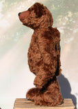 McPherson is a very sweet, traditional teddy bear in German mohair by Barbara Ann Bears