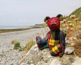 McTavish is an elegant traditional teddy bear in tartan by Barbara Ann Bears