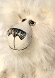 Nooki is a one of a kind, artist snow bear by Barbara-Ann Bears