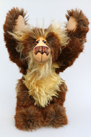 Rueben is a very sweet and cuddly, one of a kind, artist teddy bear in gorgeous faux fur and mohair by Barbara-Ann Bears. Reuben stands 13.5 inches (34 cm) tall and is 10.5 inches (26 cm) sitting. 