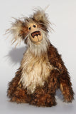 Romeo McGillygoggle a one of a kind, artist bear by Barbara-Ann Bears in wonderful fluffy tipped mohair