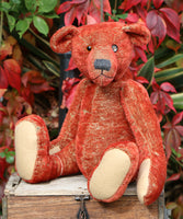 Tobias is a traditional teddy bear by Barbara Ann Bears