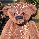 Bertie PRINTED jointed mohair teddy bear sewing pattern for a 11 inch (28cm) Barbara-Ann Bear